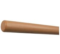 TIBU Barandilla de madera de haya 30-500cm para pared, pasamanos para escalera, barra de 90 cm y extremos con radio fresado
