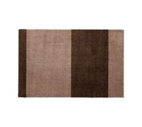 tica copenhagen Felpudo Stripes horizontal Sand-brown. 60x90 cm
