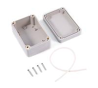 TICFOX 1pc Cajas de Conexiones a Prueba de Agua Conexión Caja Impermeable al Aire Libre ABS Caja de Control Industrial Caja eléctrica IP66 Caja a Prueba de Agua y Polvo(100x68x50mm)