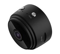 TICFOX Mini cámara, cámara HD 1080P compatible con función de visión nocturna, conexión WiFi, objetivo gran angular de 150°, control de aplicación para casa, oficina, seguridad