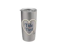 Tide Tied Sailorcore Ocean Lifestyle Fishermencore Vaso térmico de acero inoxidable de doble pared