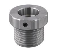 Tidevib Adaptador de rosca de husillo de torno de madera, 1 pulgada x 8 TPI a 1-1/2 pulgadas x 8 TPI adaptador de portabrocas de acero inoxidable para torno de carpintería y placas frontales