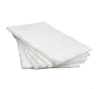Tidevib Esponja de lana de bioetanol para chimenea de etanol, fibra de cerámica, 24 piezas resistentes al calor (8 x 12 pulgadas)