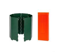 Tidevib Estufa de camping de aluminio, diseño eficiente de flujo de aire con caja de almacenamiento para senderismo