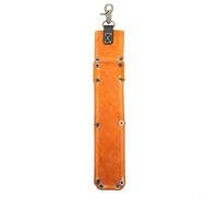 Tidgel Bolsa de almacenamiento para varilla de soldadura, piel de vacuno ignífuga, bolsa para electrodos con gancho para cinturón para varillas de 2,5 mm y 3,2 mm, color amarillo