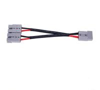 Tidgel Cable adaptador dual Y de 50 A, extensión de cable de 6 mm, batería automotriz para carretilla elevadora solar RV Camping