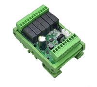 Tidgel FX2N-14MR Módulo PLC 8IN 6OUT Salida de relé DC24V Controlador programable USB para automatización industrial, montaje en riel DIN, diseño compacto