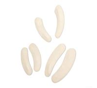 Tidgel para wc para cristal Espesa 2cm Acolchada para wc para cristal(cream)