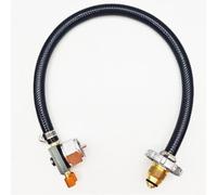Tidgel Válvula de recarga de tanque de propano con alivio de presión para cilindros de 1 libra para MAPP Gas CGA600 Adaptador de cobre Herramienta de recarga segura