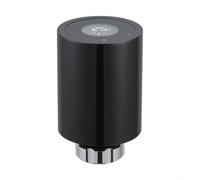 Tidgel Válvula termostática inteligente de radiador para Zigbee, control preciso de temperatura HVAC, instalación de perilla, color negro