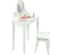 Tidlo: Mesa de maquillaje de madera, color blanco