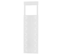 TIDTALEO Estante de Armario Extensible Ajustable 32-48cm Plástico Blanco | Armario y Baño, Instalación Sencilla, Uso Versátil, Estructura Estable, Separador Doméstico, 1 Pieza