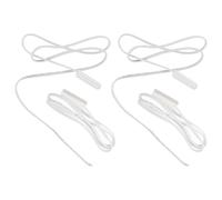 TIDTALEO Sensor de Temperatura Sensible y Fiable para Frigorífico y Congelador 4 Piezas Sonda de Goma y Cobre Blanco para Uso Comercial y Doméstico