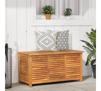 Tidyard Arcón Exterior,Baúl almacenaje,Banco para Exterior,Arcón Jardin Exterior Impermeable,Arcón Almacenaje Exterior,Caja de almacenaje de jardín Madera Maciza Acacia 113x50x56 cm