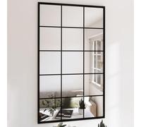 Tidyard Espejo de Pared Negro Elegante - Diseño Moderno y Versátil para Baños y Dormitorios