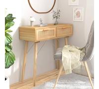Tidyard Mesa Consola escandinava con Almacenamiento organizar y Decorar tu hogar