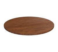 Tidyard Tablero de Mesa Superficie de Mesa Tablero para Mesa Redonda Tablero Repuesto para Mesa de Comedor Mesa de Salón Madera de Roble Marrón Oscuro Ø50x1,5cm