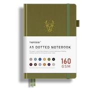 TIEFOSSI Bullet Dotted Journal, Papel Grueso de 160GSM, Cuaderno de Puntos con Constelaciones, Cuaderno de Tauro para Mujeres, 256 Páginas de Cuadrícula de Puntos Numerados