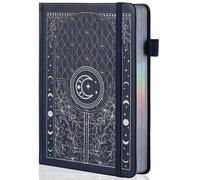 TIEFOSSI Cuaderno Bullet Dotted Journal, papel grueso numerado de 160 g/m², cuaderno de cuadrícula de puntos de tapa dura A5 para mujeres, hombres, trabajo, escritura, Bullet Journaling, dibujo