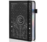 TIEFOSSI Cuaderno Bullet Dotted Journal, papel grueso numerado de 160 g/m², cuaderno de cuadrícula de puntos de tapa dura A5 para mujeres, hombres, trabajo, escritura, Bullet Journaling, dibujo