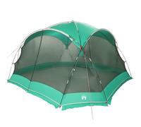 Tienda de campaña antimosquitos impermeable para jardín con techo, color azul azure, 434 x 434 x 230 cm, mosquitera de poliéster y fibra de vidrio para patio, camping y exterior, con cremallera