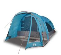 Tienda De Campaña Familiar 6 Personas Impermeable Azul Vidaxl