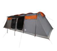 Tienda De Campaña Familiar Túnel 8 Personas Impermeable Naranja Vidaxl