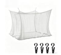 Tienda de campaña grande para exteriores, 300 x 300 x 250 cm, toldo portátil con pantalla de malla de grado A para camping, jardín, patio (blanco)