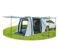 Tienda de campaña inflable para el portón trasero, tienda portátil para SUV con protección solar, ventilación de malla transpirable para viajes y camping, tienda de campaña de fácil instalación para