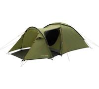 Tienda de campaña Lomsdal, modelo cúpula, para 3 personas, con unas dimensiones de 53 x 18 cm plegada, peso de 4,6 kg, diseño con doble puerta y resistencia al agua WeatherGuard de 2000 mm