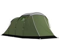 Tienda de campaña Outsunny para 3-4 personas, impermeable, ideal para familias, con cabina para dormir
