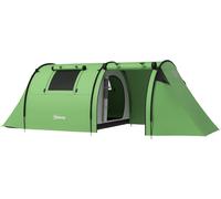 Tienda de campaña Outsunny para 3-4 personas, impermeable, tienda familiar con 2 habitaciones