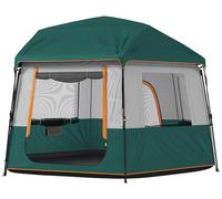 Tienda de campaña Outsunny para 4-6 personas, resistente, con impermeabilidad de 3000 mm, ideal para familias