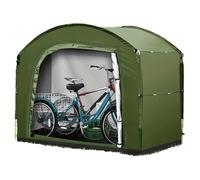 Tienda de campaña para bicicleta de tela Oxford, verde, Ver descripción | Accesorios de organización transpirables para equipo de camping, accesorios de piscina, motocicletas cortacéspedes