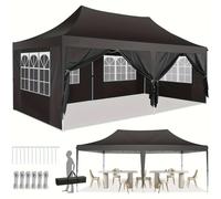 Tienda de campaña plegable - Tienda de campaña tipo "pop-up" - Tienda de campaña para fiestas - Pabellón para jardín - Gazebo - Color - 3,05 x 6,1 metros - Fabricado con tela Oxford de alta calidad