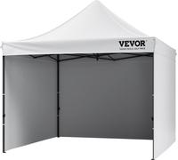 Tienda de campaña pop-up para exteriores, tipo pérgola, de 304,8 x 304,8 cm, con paredes laterales y bolsa, color blanco