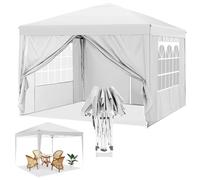 Tienda de campaña pop-up - Tienda para eventos - Tienda plegable - Puesto de mercado - Tienda para eventos - 3,05 x 3,05 metros - Estructura de acero al carbono resistente