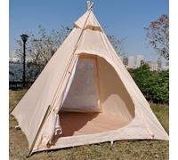 Tienda de campaña Tipi para exteriores para 1 o 2 personas, tienda de campaña para camping, pirámide para jardín familiar, para interiores y adultos, indio TEIPEE