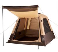 Tienda de campaña VEVOR para 4 personas, tienda familiar inflable con bomba recargable, tubo de aire de TPU y 5 ventanas de mosquitera, tienda con bolsa de transporte para camping y senderismo en fami