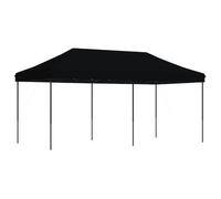 Tienda De Fiesta Plegable Pop-up Negra 580x292x315 Cm Vidaxl
