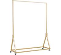 Tienda de ropa: Estanterías móviles modernas para exhibir ropa, con ruedas, estantería para zapatos y bolsas, organizador de ropa, percha para ropa de casa