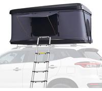Tienda de techo rígida para 2-3 personas, impermeable, para vehículos todoterreno, SUV y camionetas, con escalera