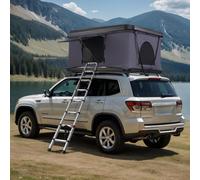 Tienda de techo rígida VEVOR, tienda de techo rígida Naturnest para 2 o 3 personas, tienda de techo rígida con escalera telescópica y colchón grueso, impermeable y resistente al viento para camionetas