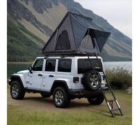 Tienda de techo rígida VEVOR, tienda de techo rígida Naturnest para 2 o 3 personas, tienda de techo rígida con escalera telescópica y colchón grueso, impermeable y resistente al viento para camionetas