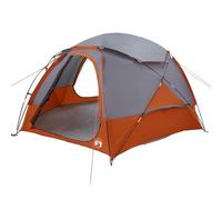 Tienda domo para 4 personas con capucha de lluvia extraíble 185T Poliéster | Cubierta de lluvia extraíble, juego de postes de vidrio de fibra, E-Port, cúpulas de luz, bolsas de malla