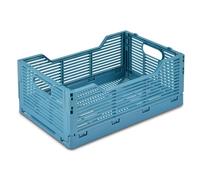 TIENDA EURASIA - Caja Plegable Apilable, Plástico Resistente Libre de BPA