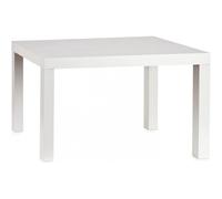 TIENDA EURASIA - Mesa Auxiliar Blanca para Salon, 79x50x45cm, Diseño Nordico