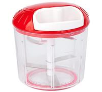 TIENDA EURASIA - Picadora Manual, Batidora Picadora, Batidora Manual, Picadora con Cuerda de 1 Litro de Capacidad, Picadora Verduras de ø13,5 x 14 cm
