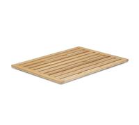 TIENDA EURASIA - Tarima de Ducha | Material Bambu | Color Madera Natural | Medidas 45 x 62 x 3.2 cm | Reverso con Gomas Antideslizantes | Tarima Ducha | para Interiores y Exteriores