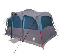 Tienda Familiar Con Techo Azul Y Gris 435 X 255 X 216 Cm Vidaxl